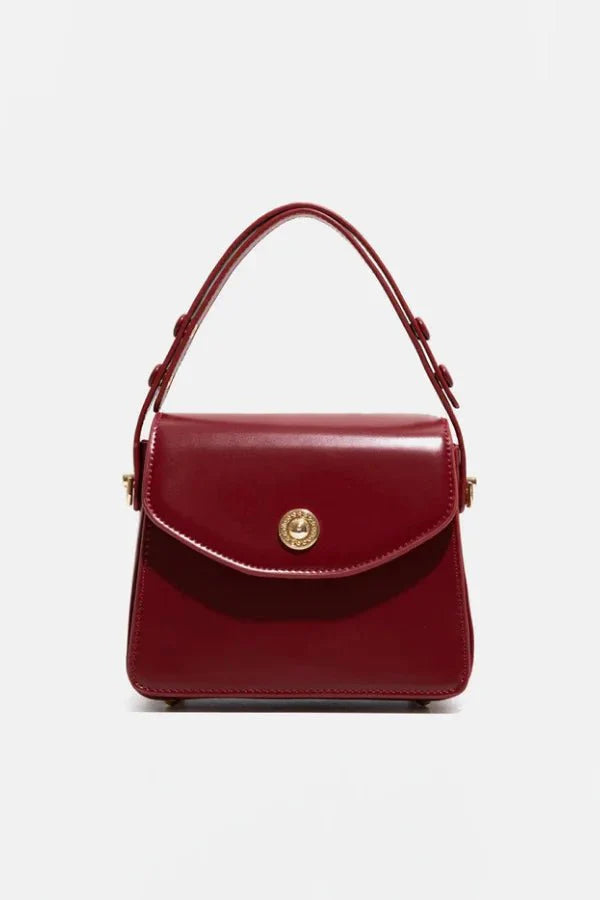 Corra Shoulder Bag - PU Leather Structured Evening Carry