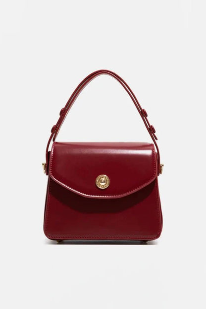 Corra Shoulder Bag - PU Leather Structured Evening Carry