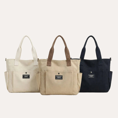 Uriah Tote Bag | Large Capacity Canvas for Students