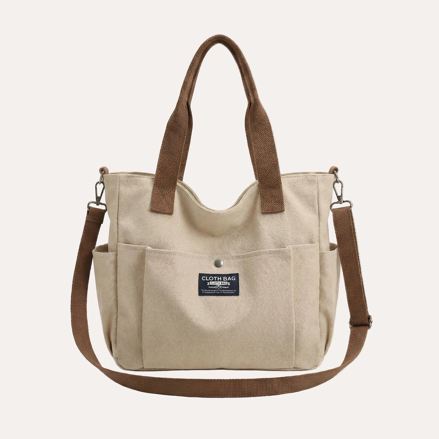 Uriah Tote Bag | Large Capacity Canvas for Students