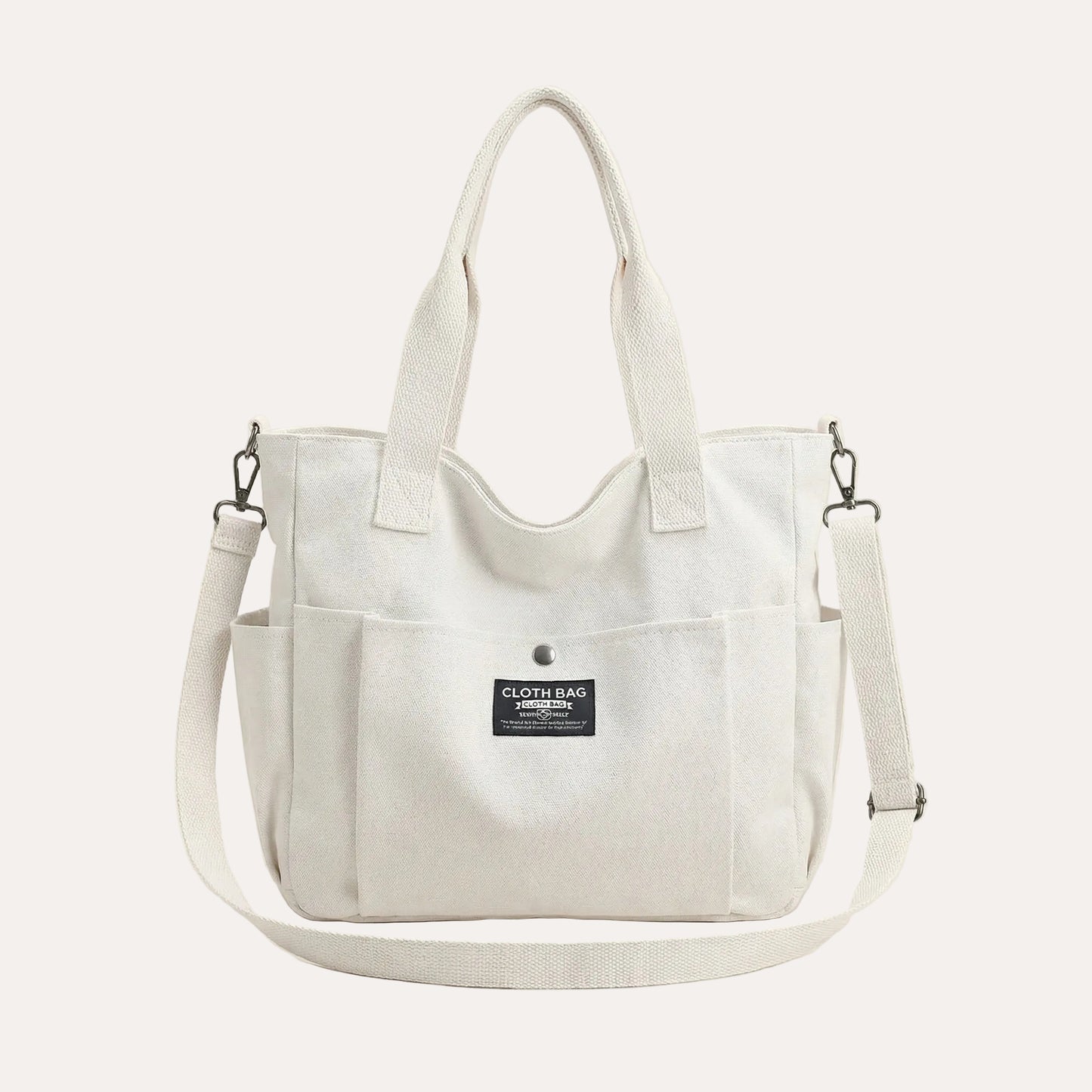 Uriah Tote Bag | Large Capacity Canvas for Students