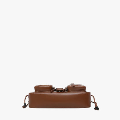Celene Crossbody Bag - PU Leather Multi-Pocket Carry