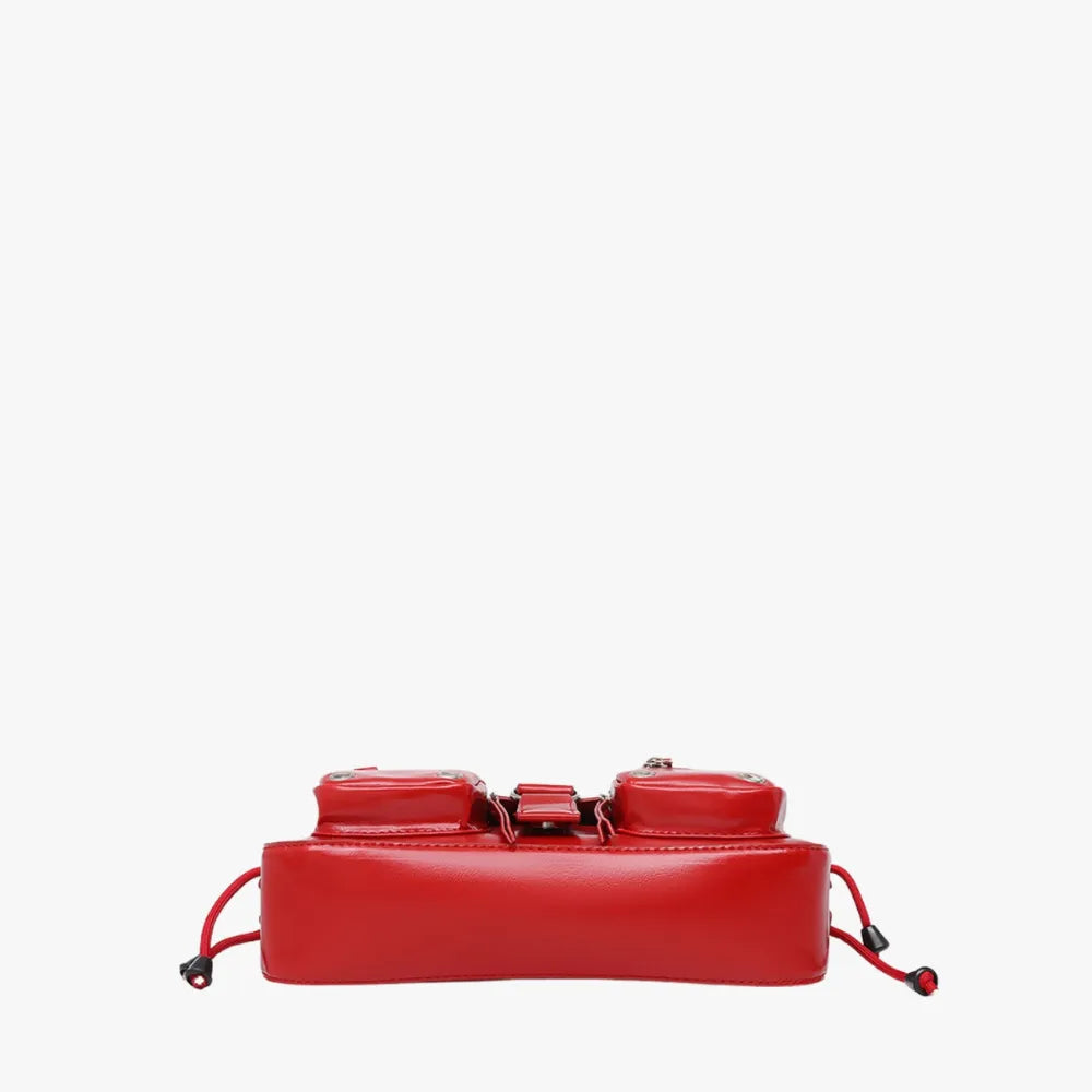 Celene Crossbody Bag - PU Leather Multi-Pocket Carry
