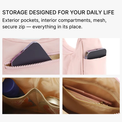 Elia Shoulder Bag - Nylon Quilted Everyday Carry