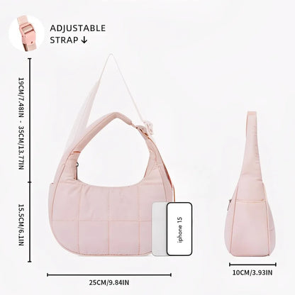 Elia Shoulder Bag - Nylon Quilted Everyday Carry
