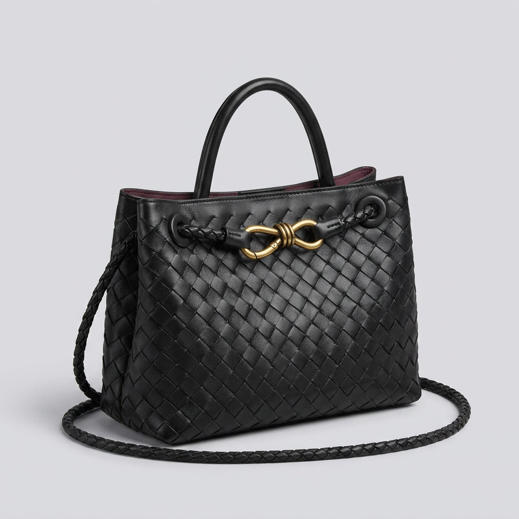 Amara Woven Bag - Plus size model